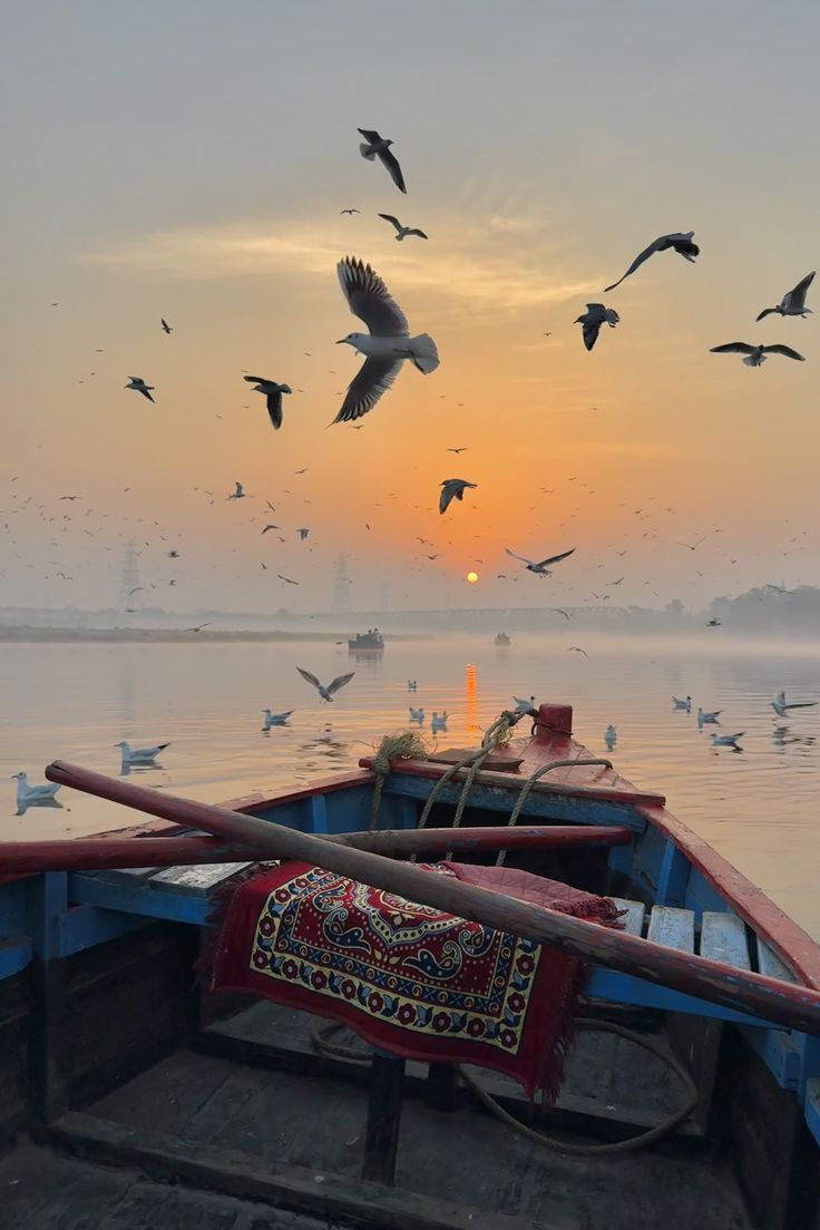 Golden Sunrise at Yamuna Ghat, Delhi